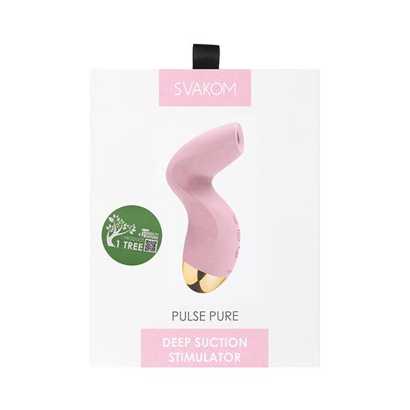 Svakom - Pulse Pure Deep Suction Stimulator Pale Pink