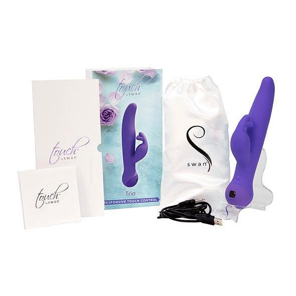 Swan - Trio Rabbit Vibrator Purple