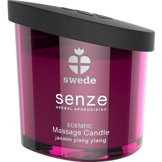 Swede - Senze Ecstatic Massage Candle Jasmine Ylang Ylang 