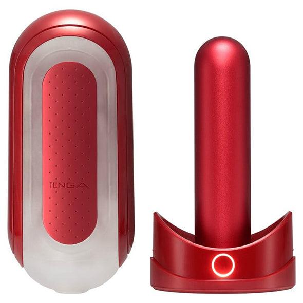 Tenga - Flip Zero 0 Red and Flip Warmer Set