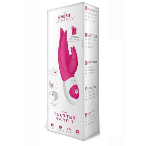 The Rabbit Company The Flutter Rabbit Vibrator Hot Pink