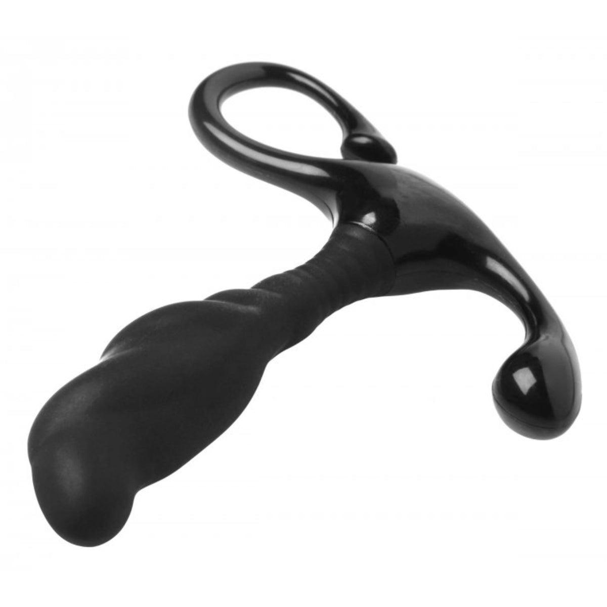 Trinity For Men Silicone Wavy Prostate Exerciser Black