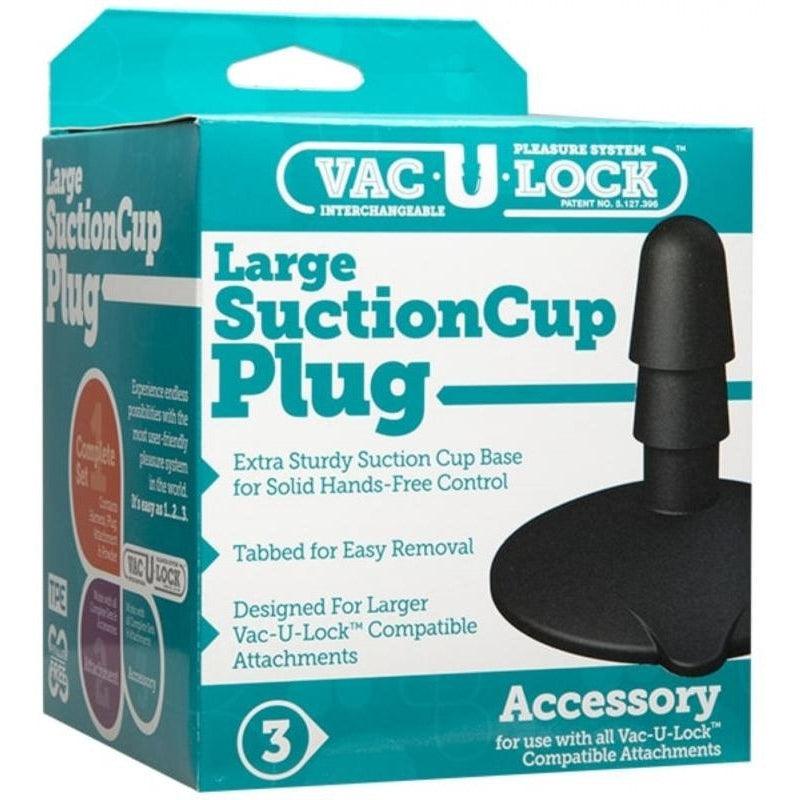 Vac-U-Lock - Suction Cup with plug for dildos