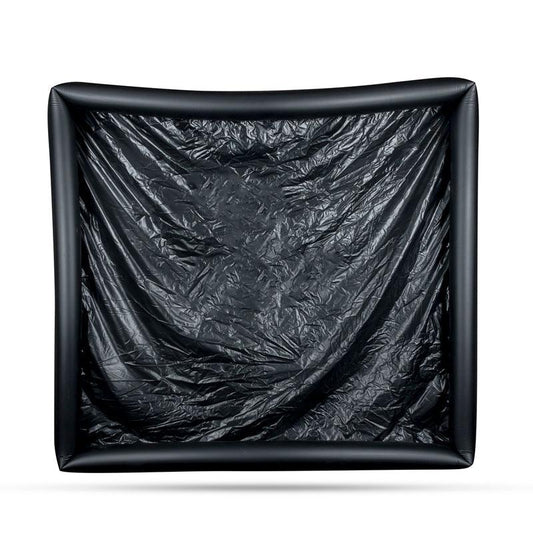 Vinyl Sheet With Inflatable Edges - Black