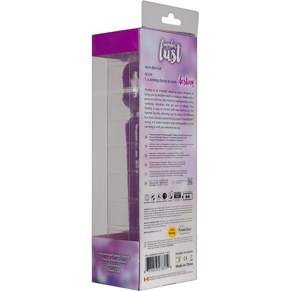 Wonderlust - Destiny Rechargeable Wand Purple