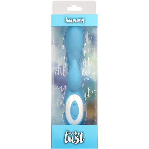 Wonderlust - Harmony Rechargeable Dual Massager Blue