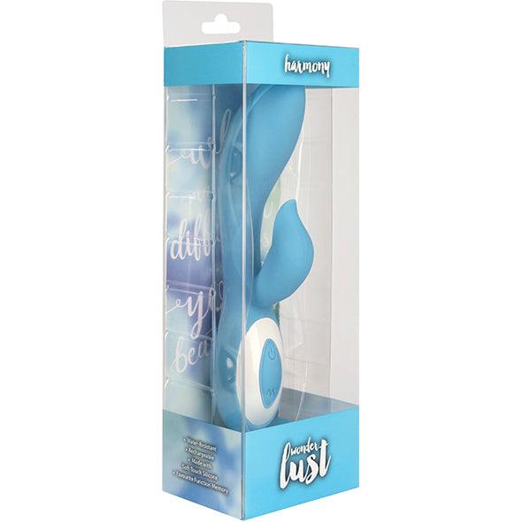 Wonderlust - Harmony Rechargeable Dual Massager Blue