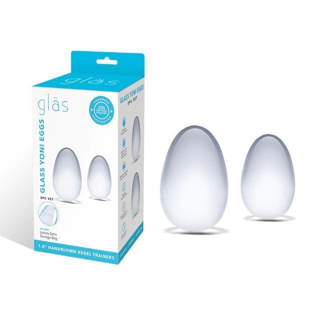 Yoni Glass Egg Set 2pc (1.8)