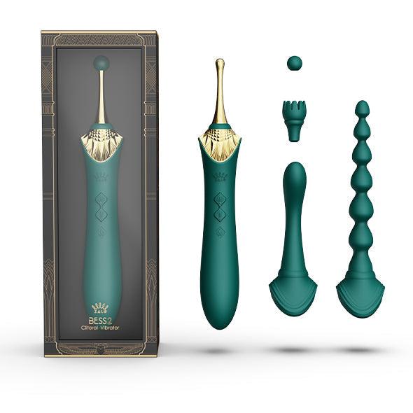 Zalo - Bess 2 Clitoral Massager Turquoise Green