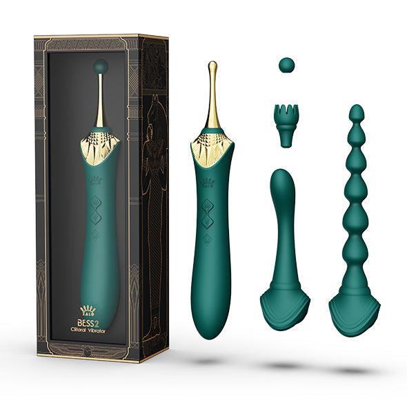 Zalo - Bess 2 Clitoral Massager Turquoise Green