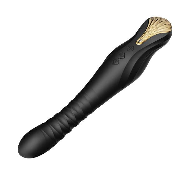 Zalo - King Vibrating Thruster Obsidian Black