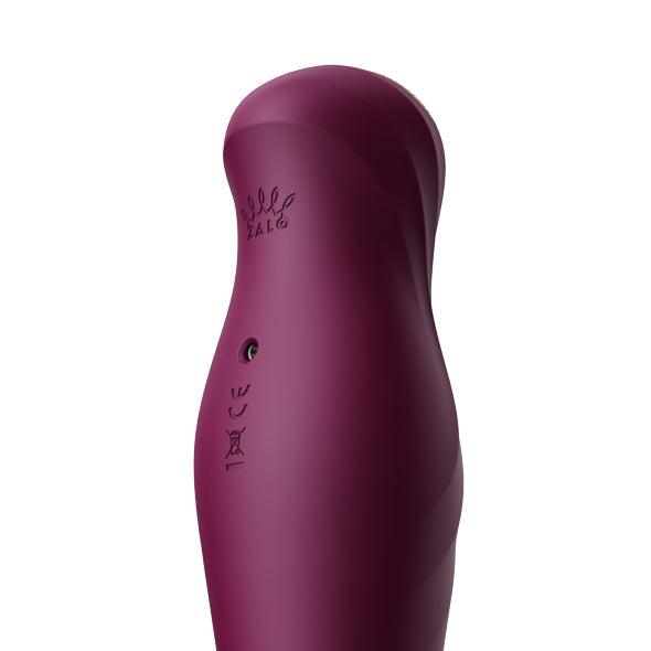 Zalo - King Vibrating Thruster Velvet Purple