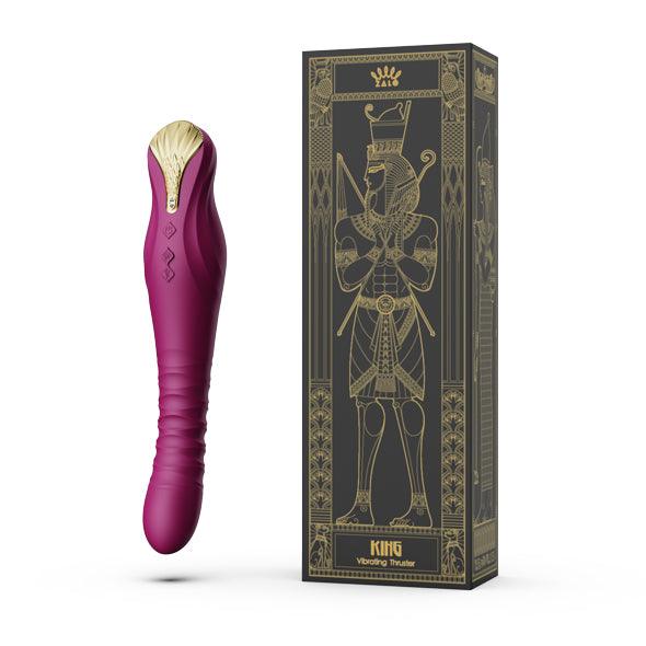 Zalo - King Vibrating Thruster Velvet Purple