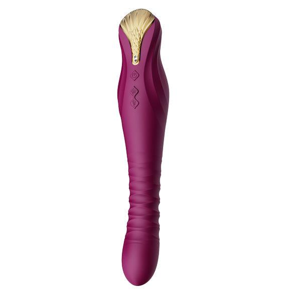 Zalo - King Vibrating Thruster Velvet Purple