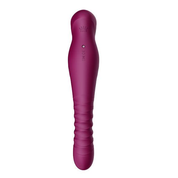 Zalo - King Vibrating Thruster Velvet Purple