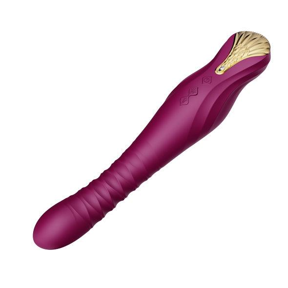 Zalo - King Vibrating Thruster Velvet Purple