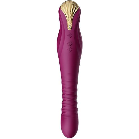 Zalo - King Vibrating Thruster Velvet Purple