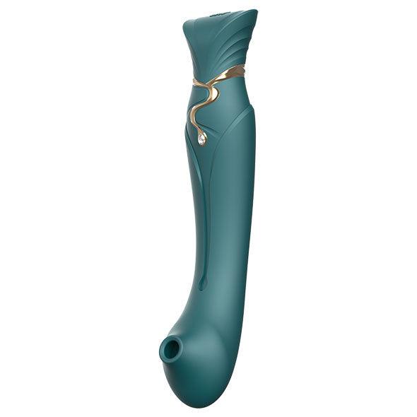 Zalo - Queen Set G-Spot Pulsewave Vibrator Jewel Green