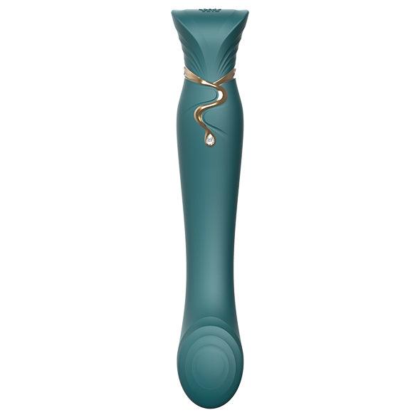 Zalo - Queen Set G-Spot Pulsewave Vibrator Jewel Green