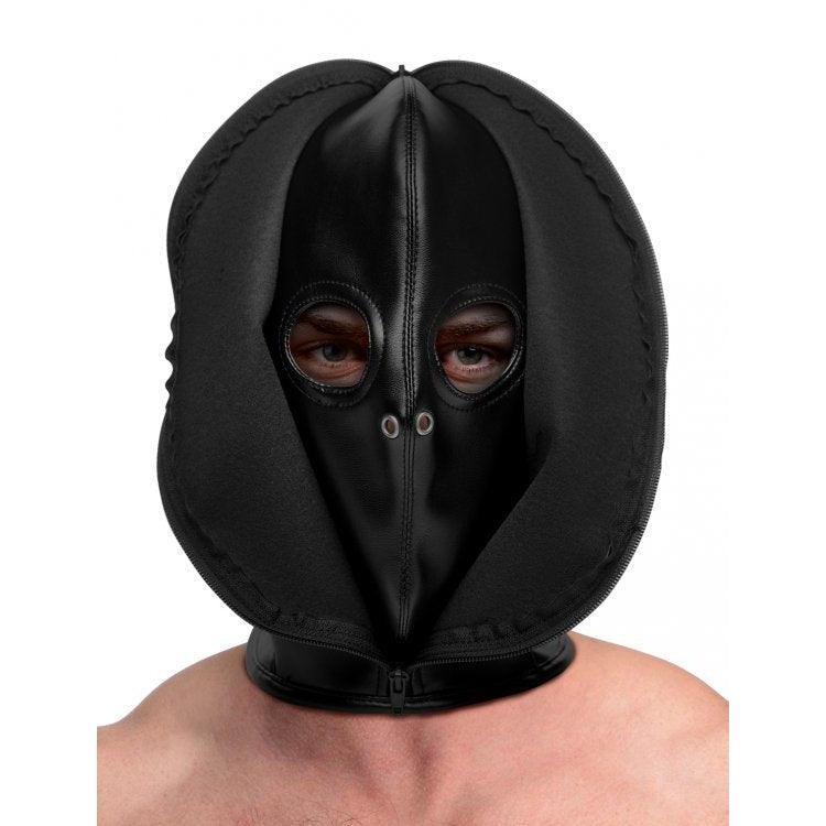 Zip Front Bondage Hood